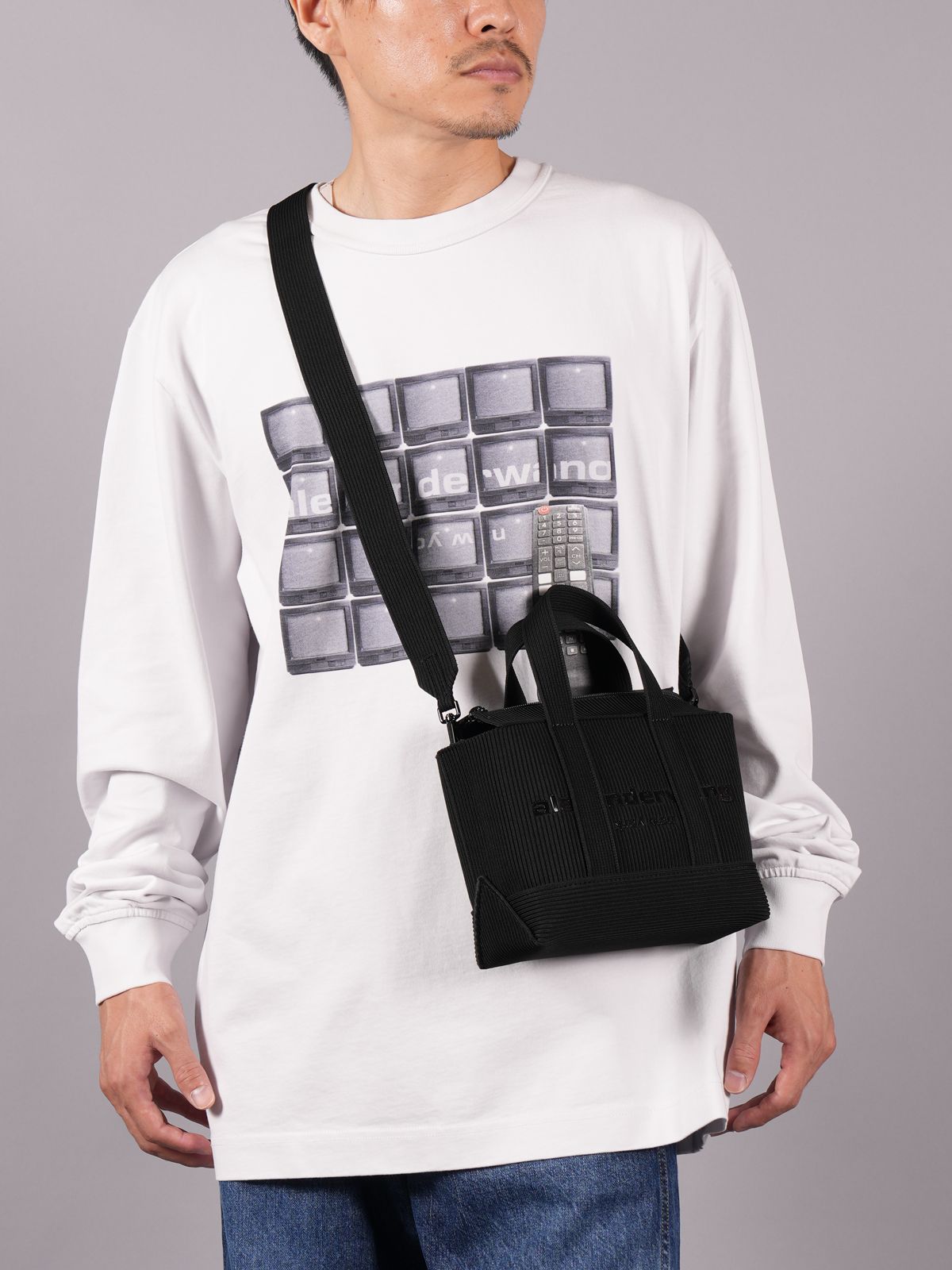 alexander wang - 【ラスト1点】 RYAN KNIT MINI TOTE W/ REMOVABLE