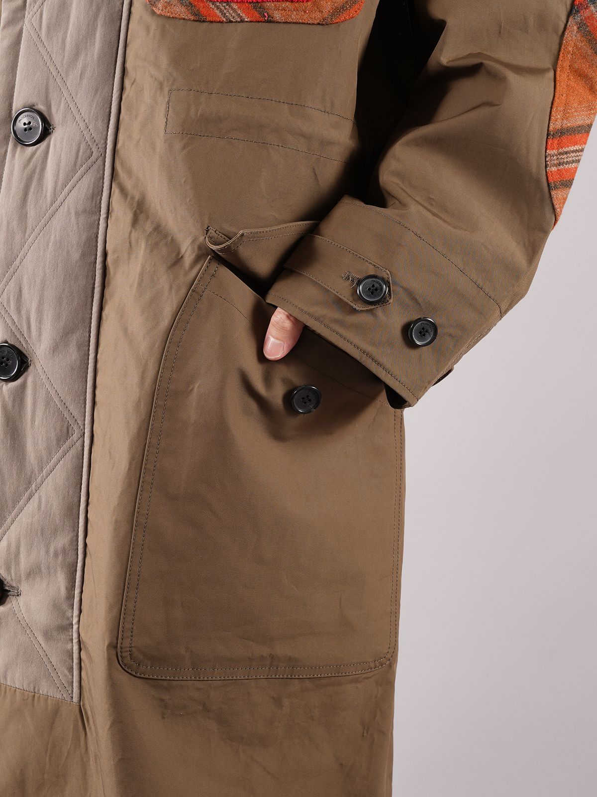 JW ANDERSON - ラスト1点 / LONG PARKA / ロングパーカ (グリーン