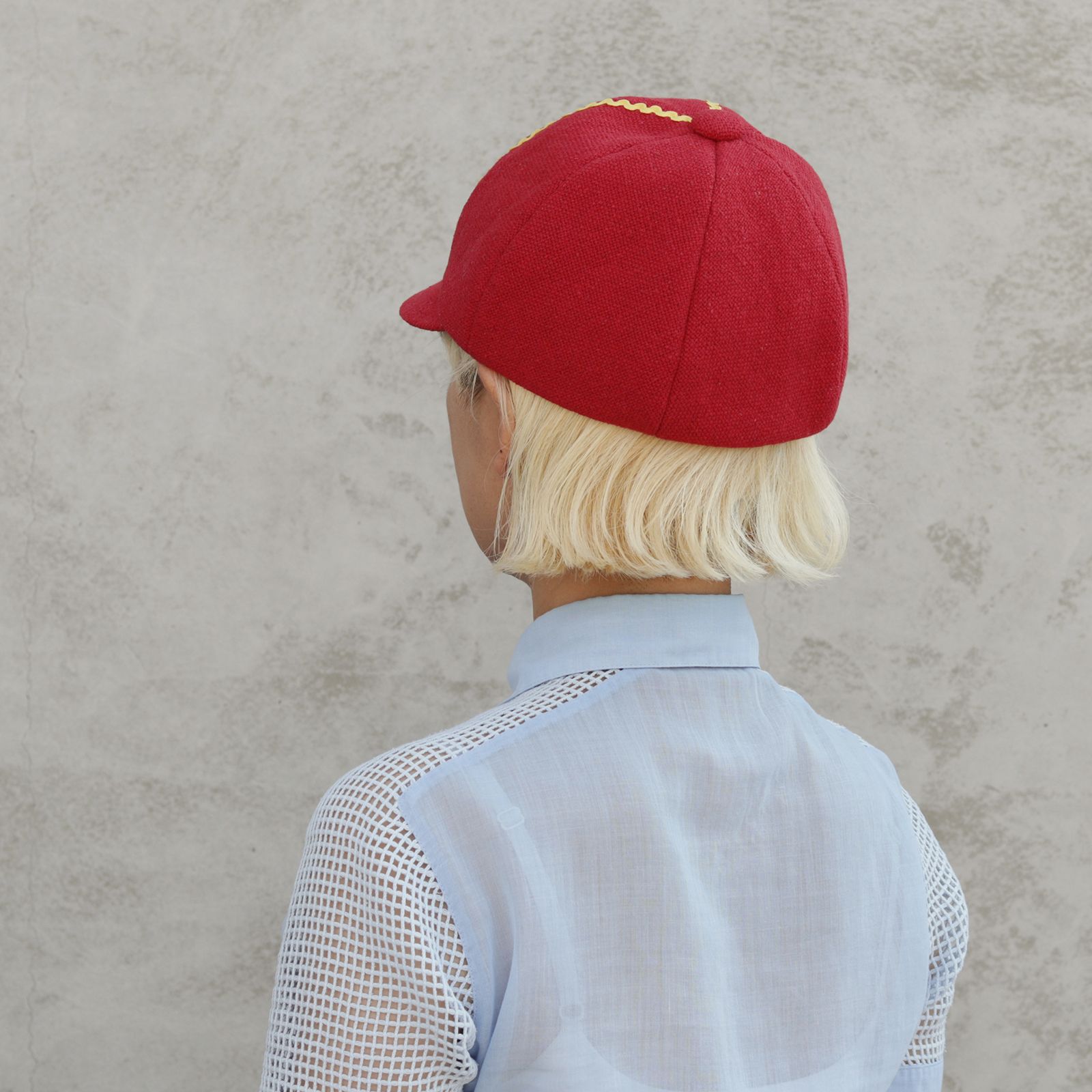 Chapon - 【送料無料対象外】ワッペンキャップ レッド | corne/コルネ