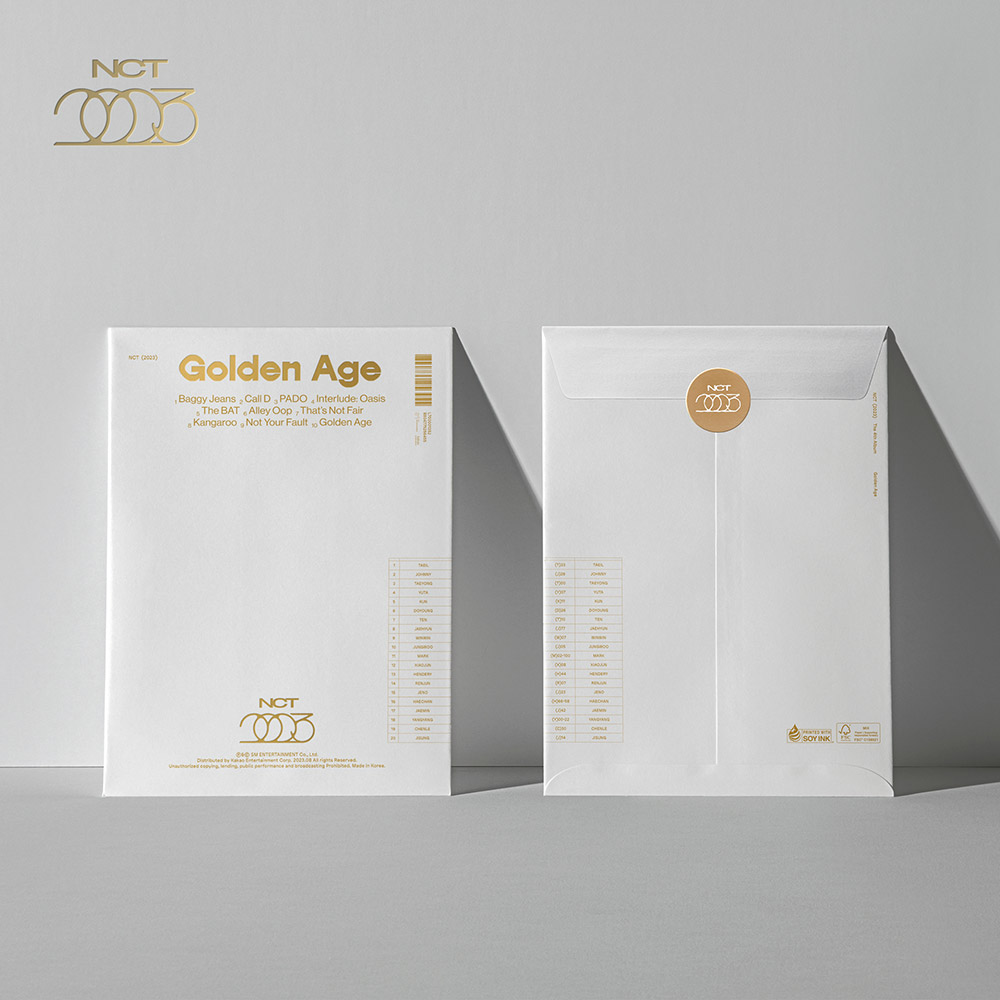 2023.8.28 on sale NCT The 4th Album 「Golden Age」｜mu-mo SHOP