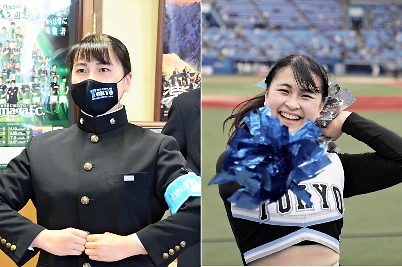 東大応援部初の女性主将は長野県出身 杉田さん、チアリーダーと