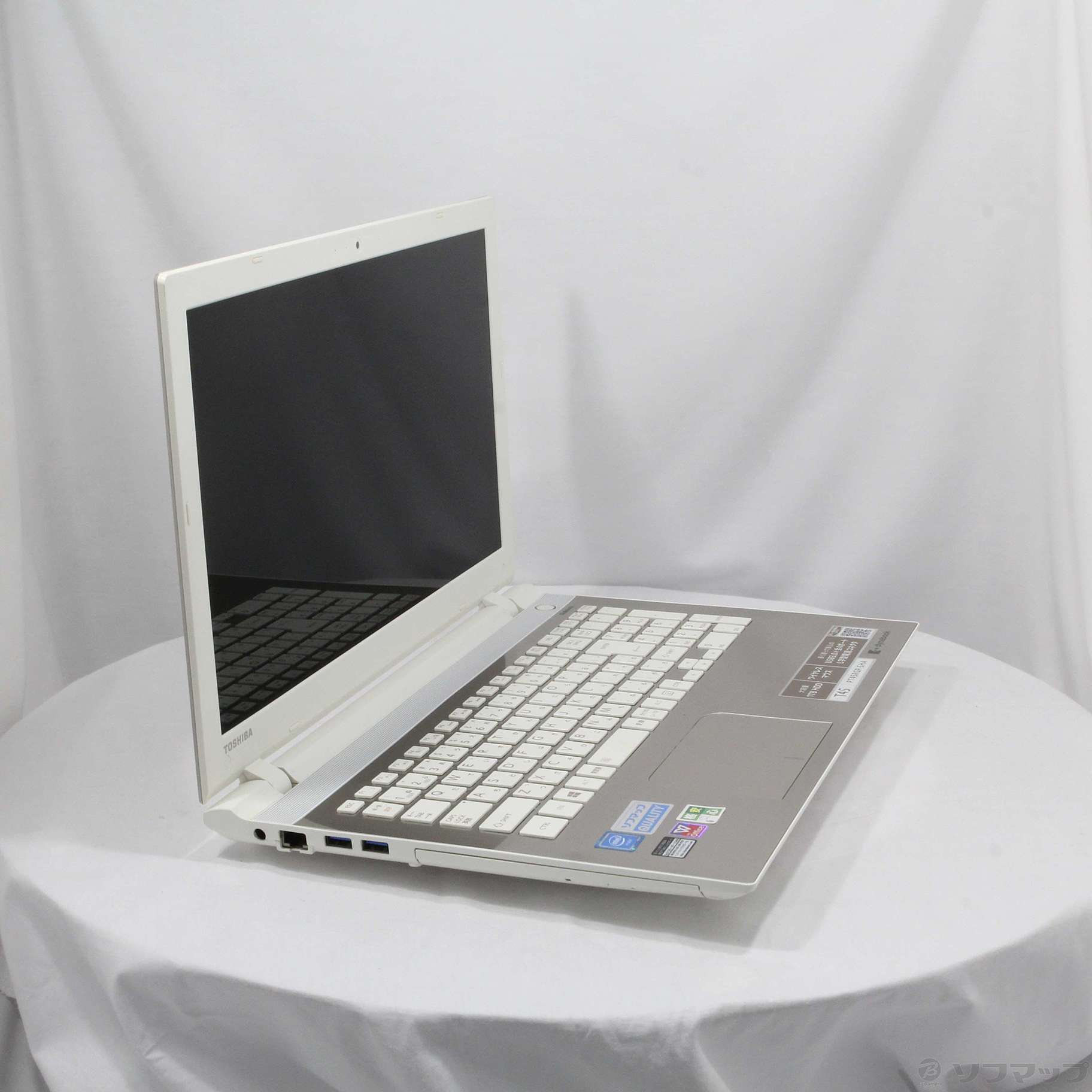 中古】格安安心パソコン dynabook T45／RG PT45RGP-SHA サテンゴールド