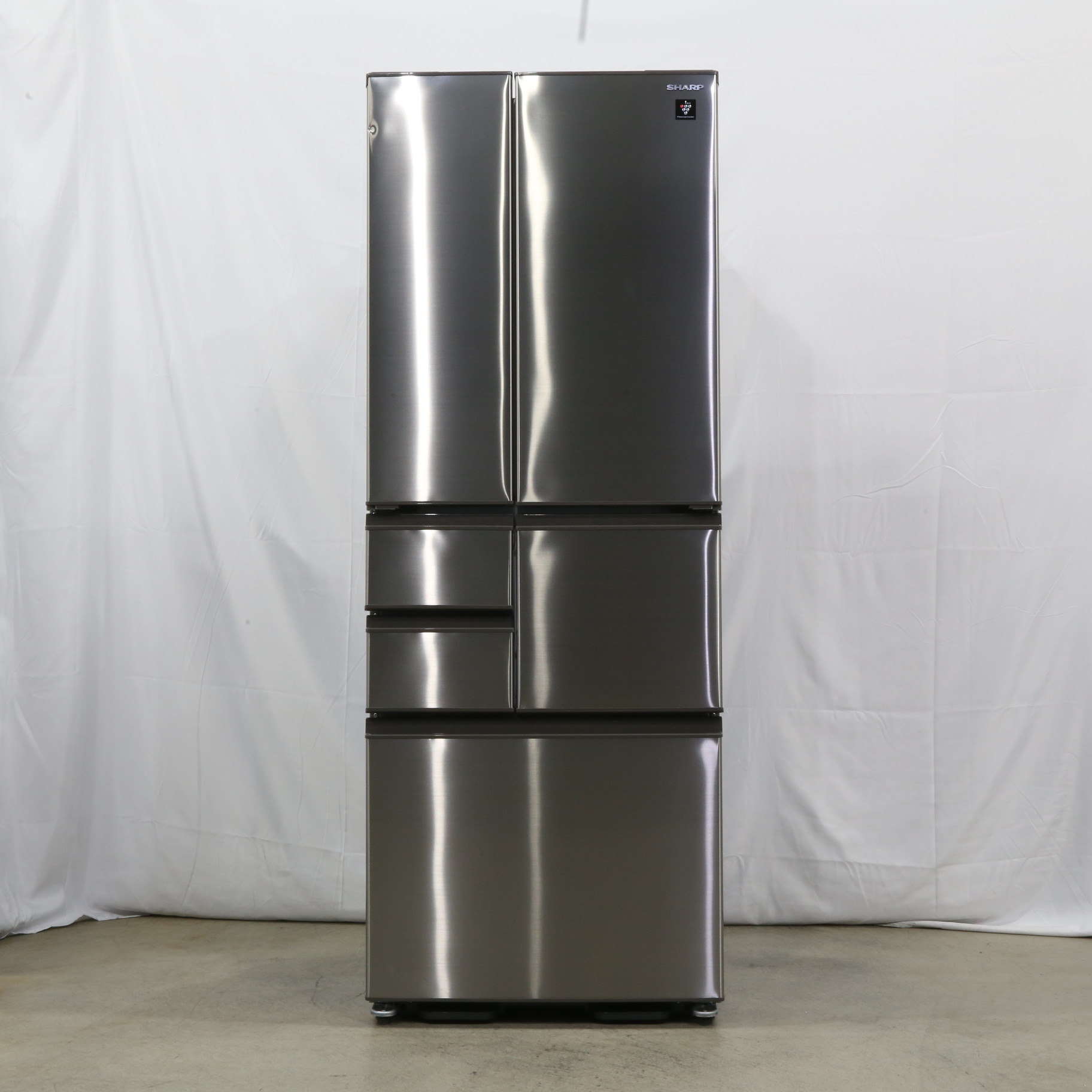 中古】〔展示品〕 冷蔵庫 ステンレスシルバー SJ-SF50M-S ［68.5cm