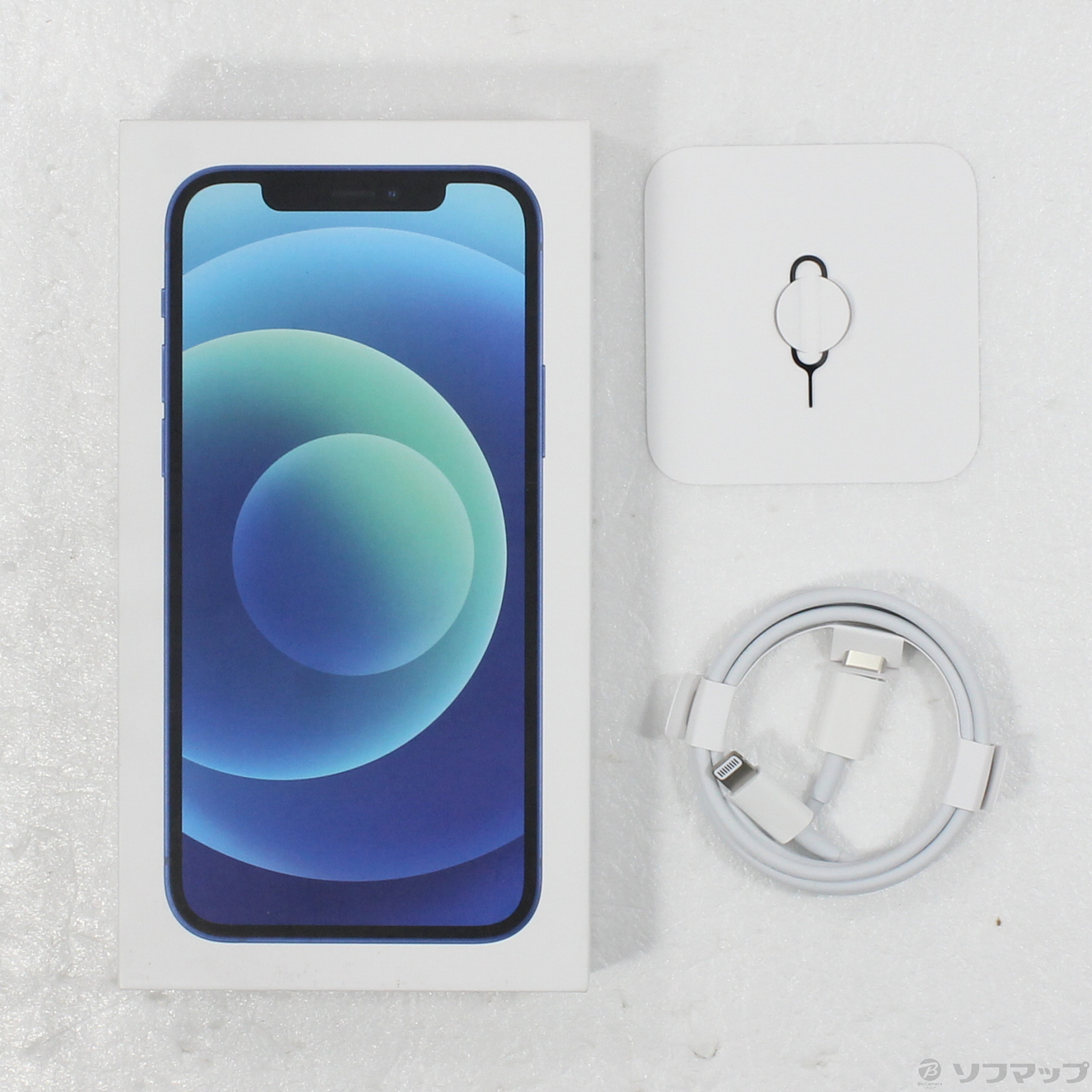 中古】〔展示品〕 iPhone12 64GB ブルー 3H518J／A SIMフリー