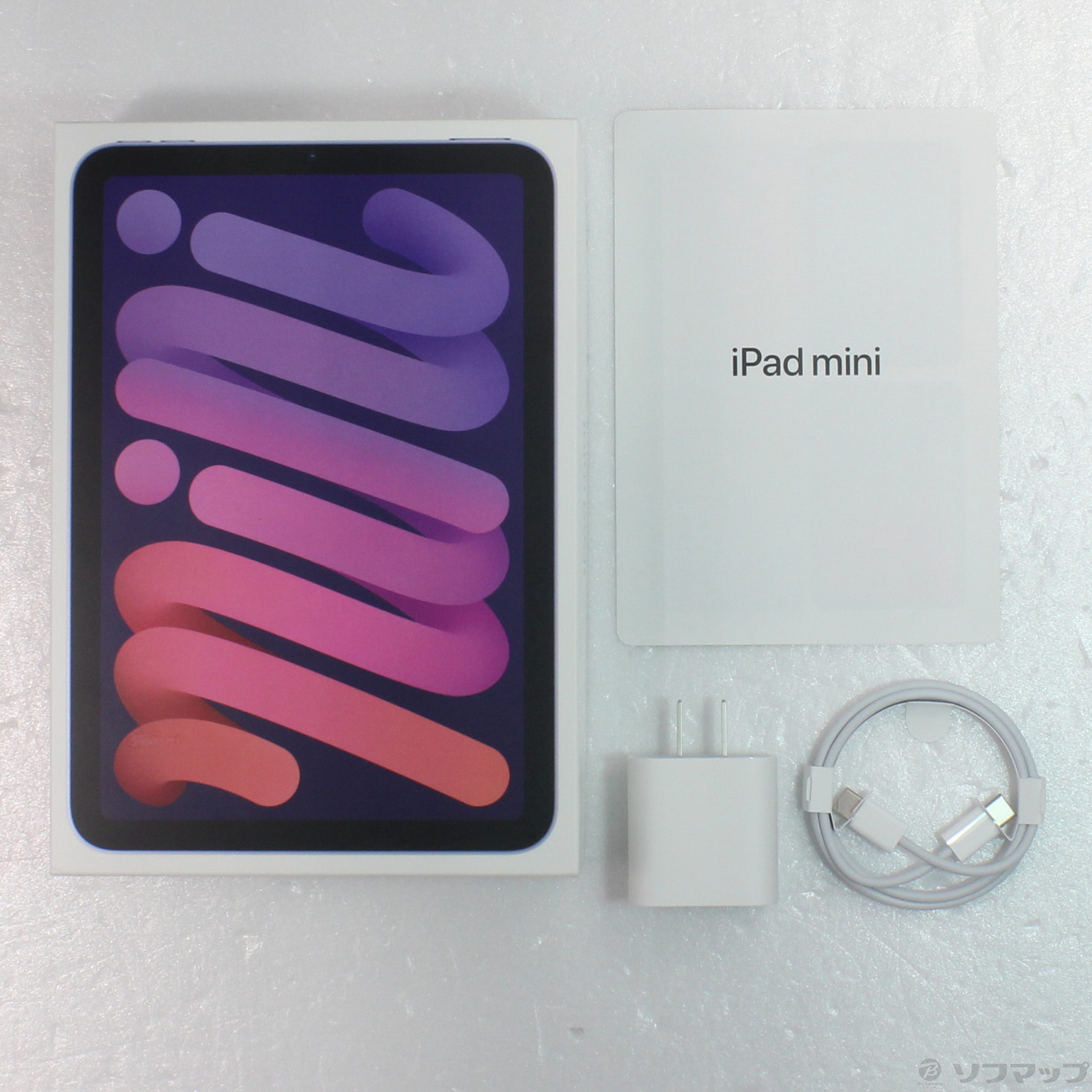 中古】iPad mini 第6世代 64GB パープル MK7R3J／A Wi-Fi