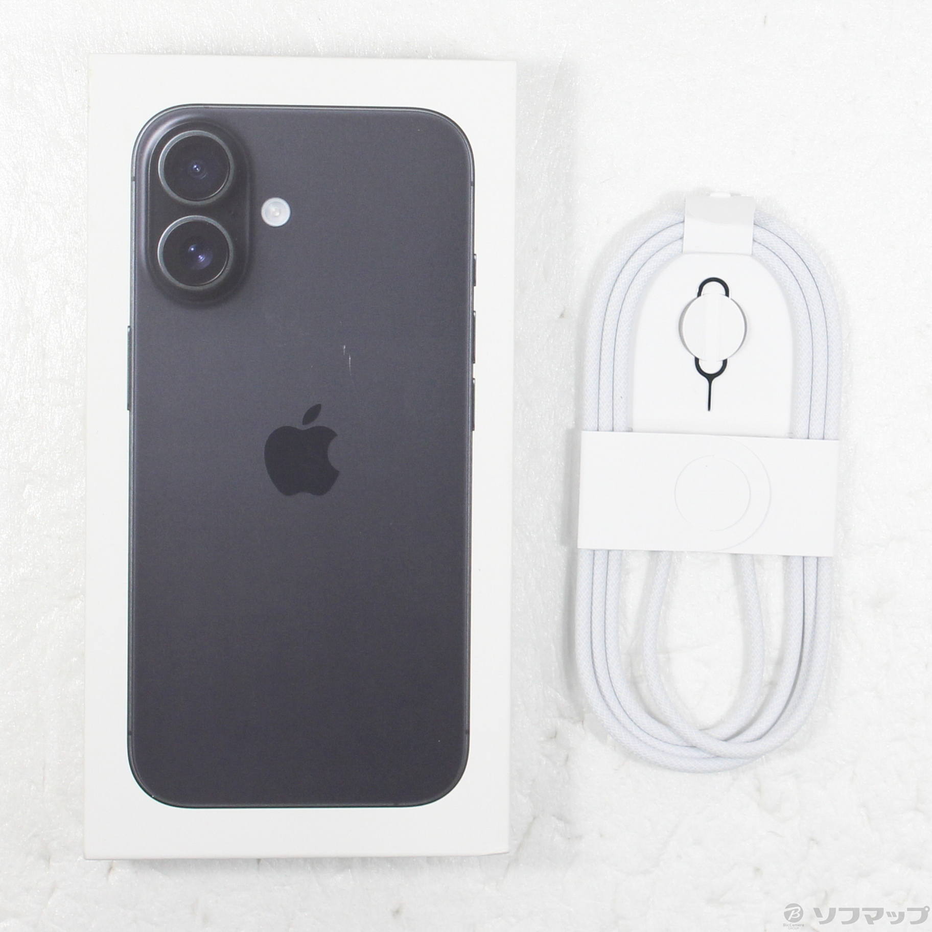 中古】iPhone16 256GB ブラック MYDW3J／A SIMフリー [2133068163108