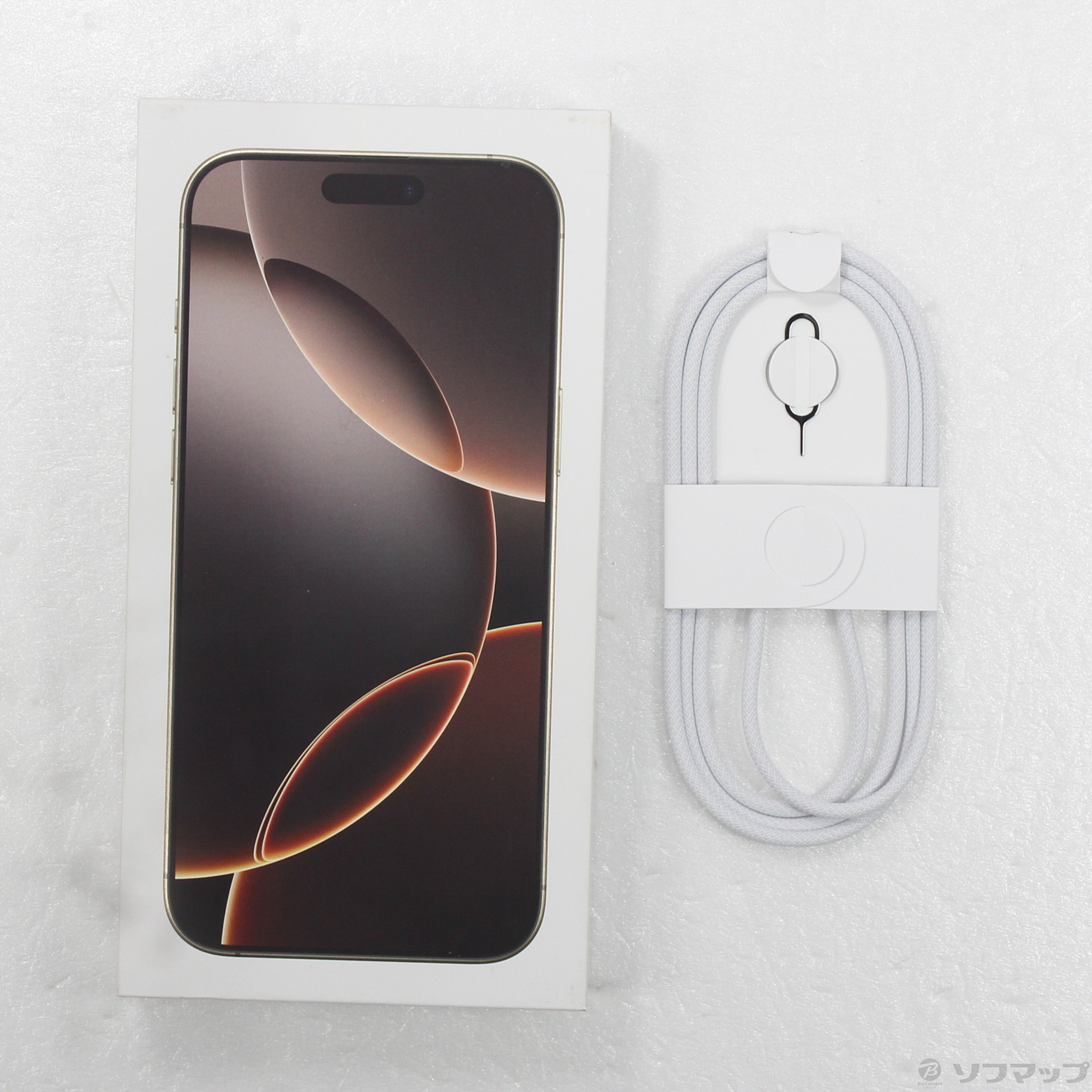 中古】iPhone16 Pro Max 256GB デザートチタニウム 3N530J／A SIM