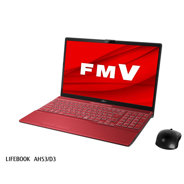 ノートPC FMV LIFEBOOK AH53/D3 FMVA53D3R ガーネットレッド [Core i7