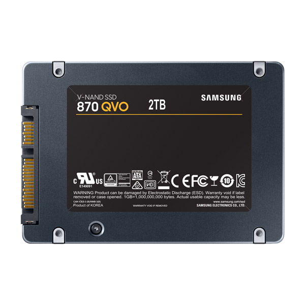 内蔵SSD SATA接続 870QVO MZ-77Q2T0B/IT ［2TB /2.5インチ］｜の通販は