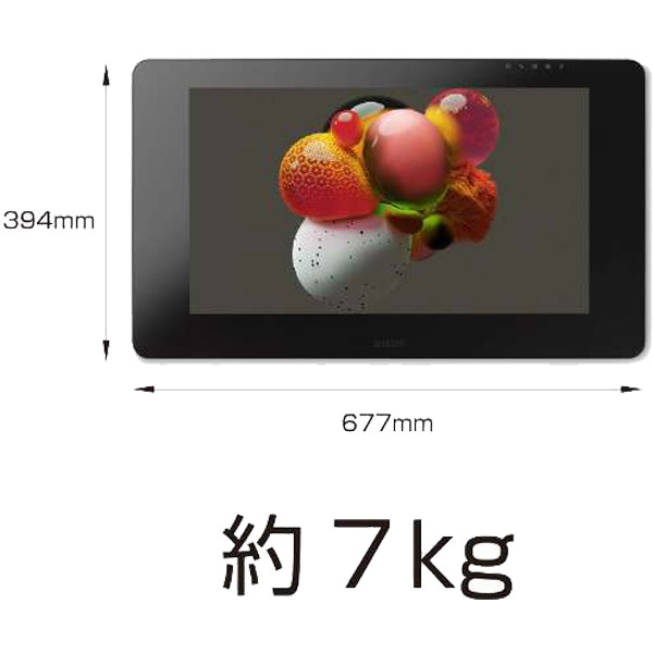 Wacom Cintiq Pro 24 touch タッチ入力対応モデル DTH-2420/K0 液晶
