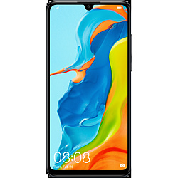中古】HUAWEI P30 lite 64GB ピーコックブルー HWU36SLU UQ mobile