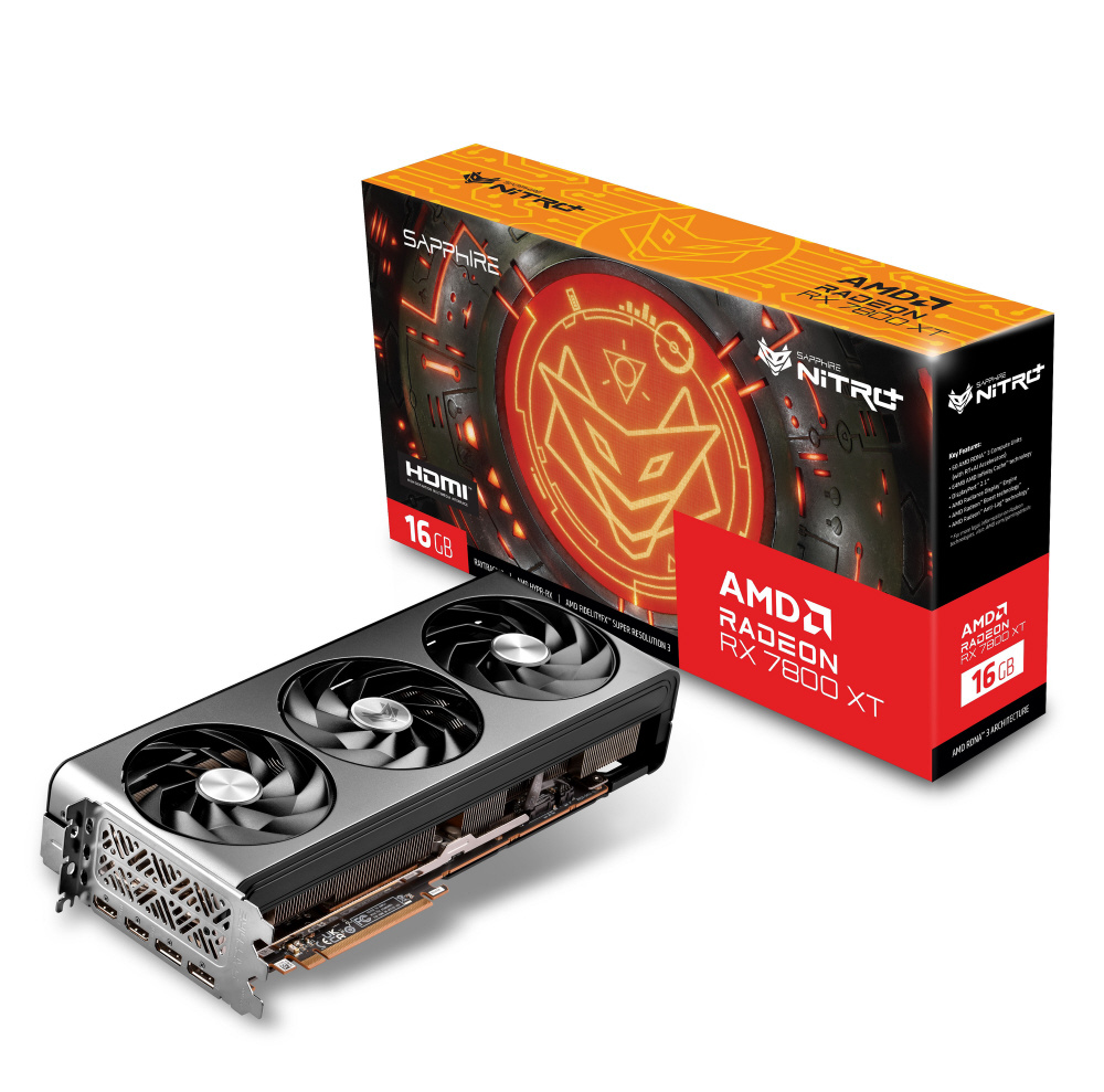 グラフィックボード NITRO+ Radeon RX 7800 XT GAMING OC 16GB GDDR6