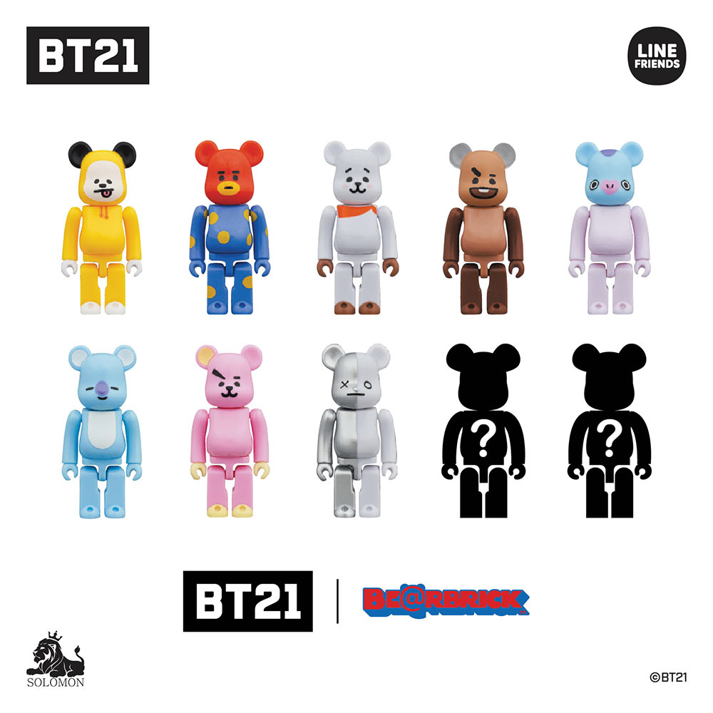 BT21 BE@RBRICK ベアブリック 10個入｜の通販はソフマップ[sofmap]