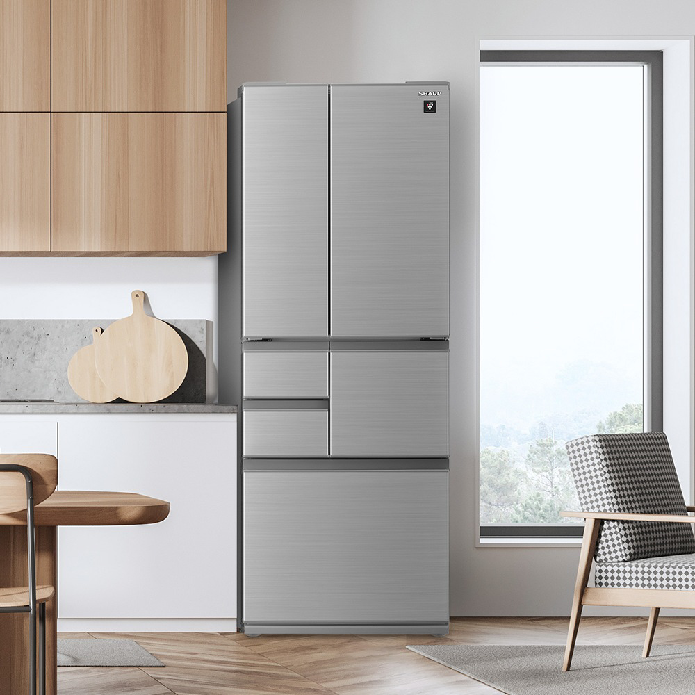 冷蔵庫 アッシュシルバー SJ-X500M-S ［幅68.5cm /502L /6ドア