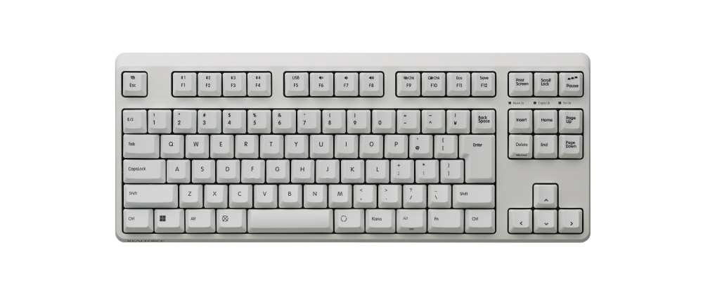 キーボード REALFORCE R4 変荷重・テンキーレス 日本語かななし(Mac