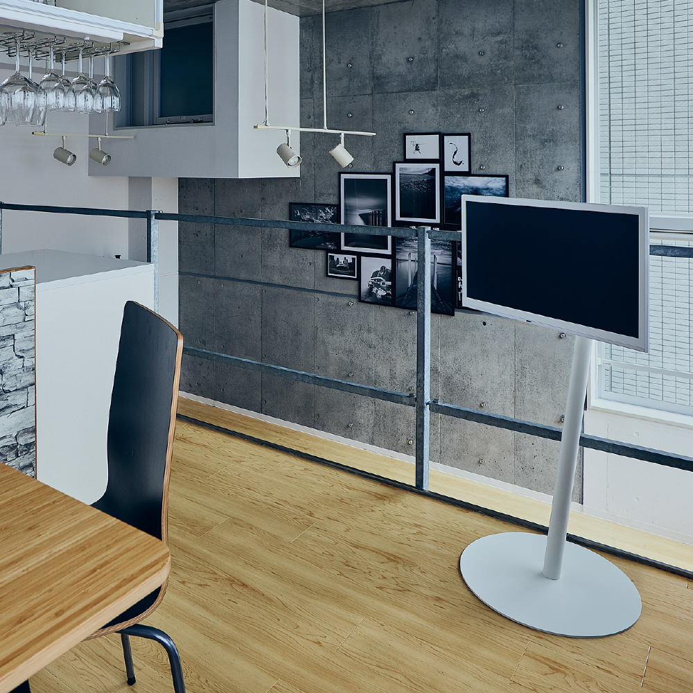 24～45V型対応 テレビスタンド M05000166 シルバー WALL anataIRO