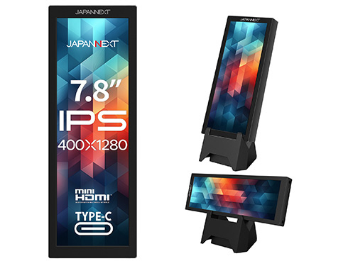 USB-C接続 モバイルモニター (Windows対応)(400×1280） JN-MD-IPS7842