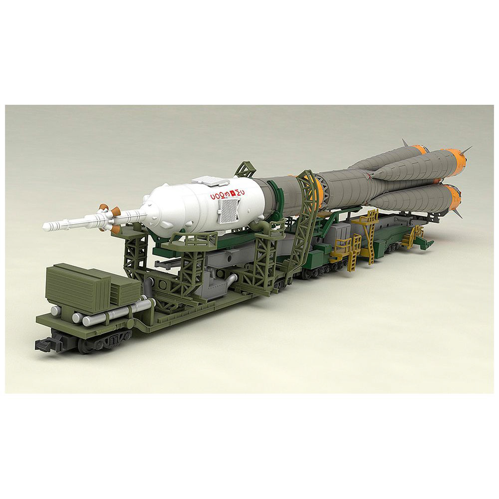 再販】1/150 MODEROID ソユーズロケット＋搬送列車｜の通販は