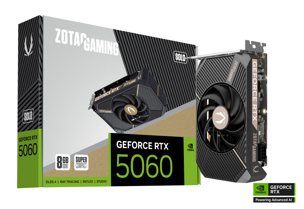 ゲーミンググラフィックボード GAMING GeForce RTX 5060 SOLO ZT