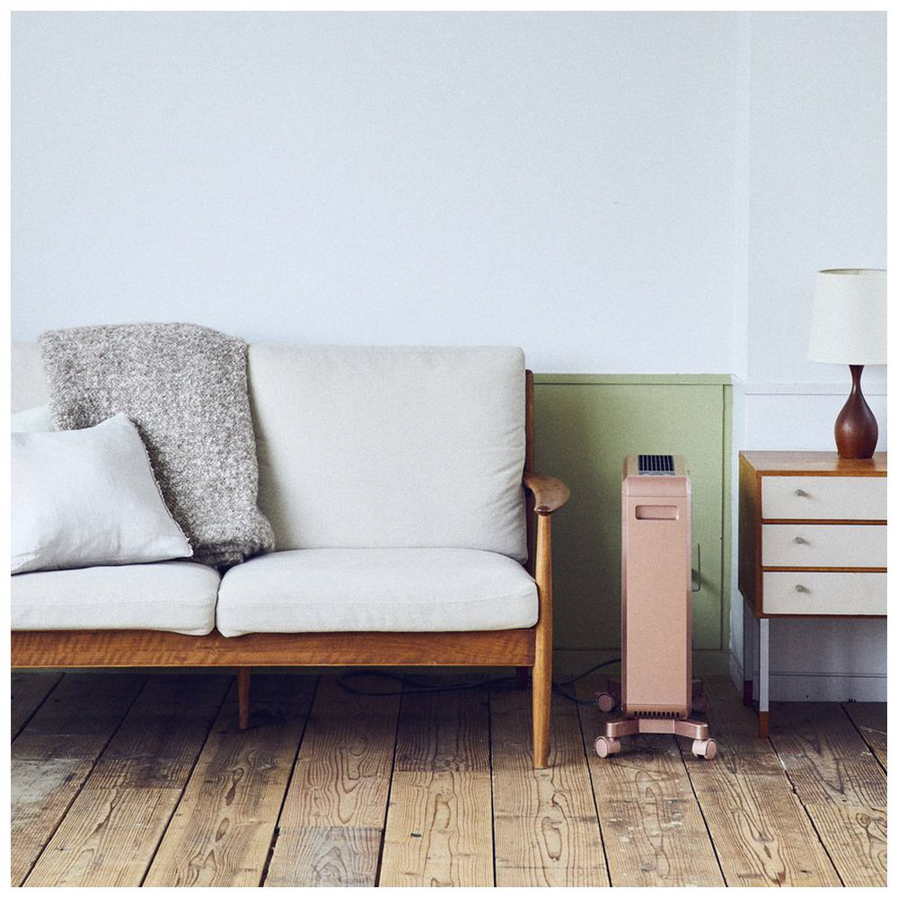 オイルレスヒーター（1500W）ケノンヒーター ピンクゴールド KH358-02