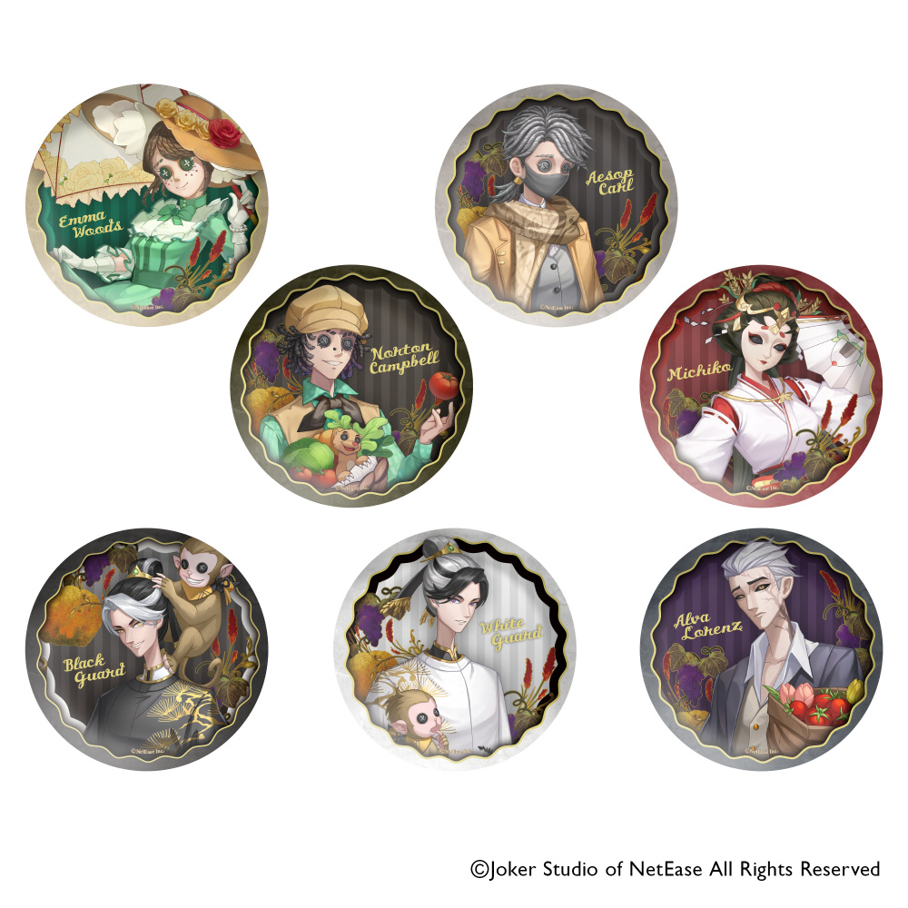 第五人格 ldentity V 写真家 ジョゼフ アトレ 夏祭り 缶バッジ 第五