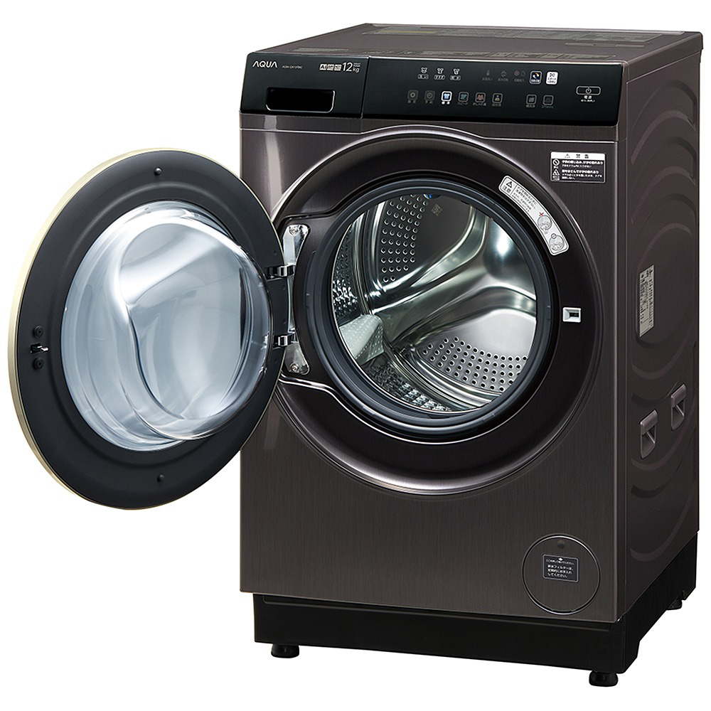 AQW-DX12M（W) AQUA ドラム式洗濯乾燥機 12kg まっ直ぐドラム 【公式通販】