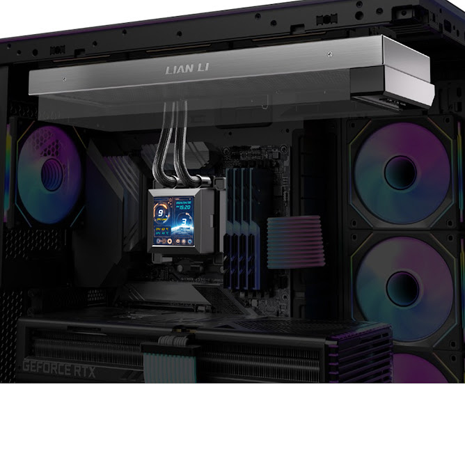 水冷CPUクーラー HydroShift LCD 360 no fan ブラック LL-HS-LCD-360-N