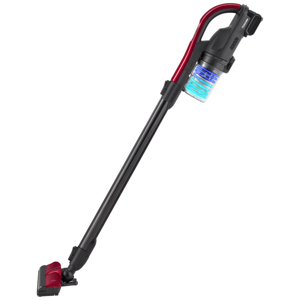 スティック型掃除機 グランレッド VC-CLW31-R サイクロン式｜の通販は