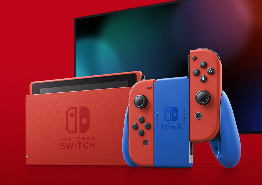 買取】Nintendo Switch マリオレッド×ブルー セット HAD-S-RAAAF