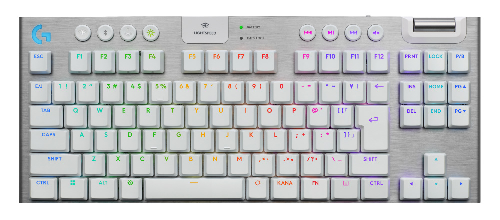 ゲーミング キーボード G915 X LIGHTSPEED TKL ホワイト G915WLX-TKL