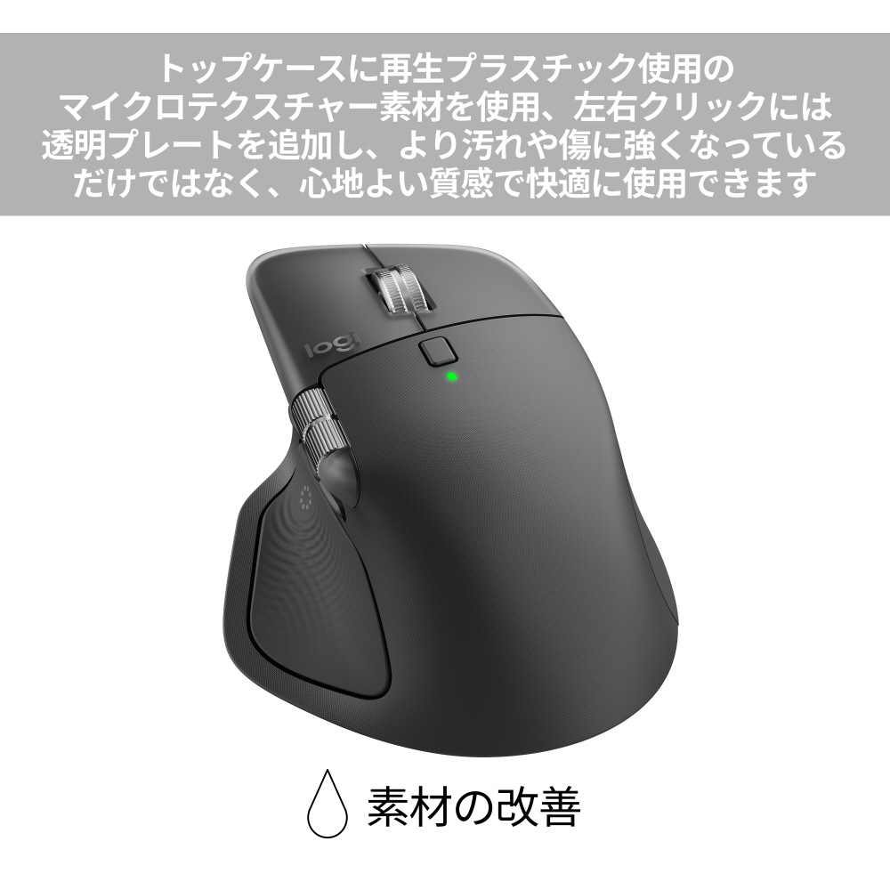 マウス USB-C対応 MX Master 4(Chrome/ Android/ iPadOS/ Mac