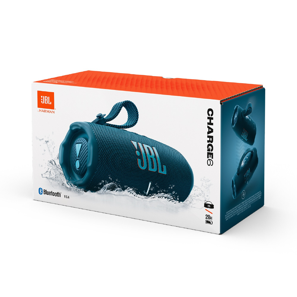 ブルートゥーススピーカー ブルー JBL Charge 6 BLU ［防水 /Bluetooth