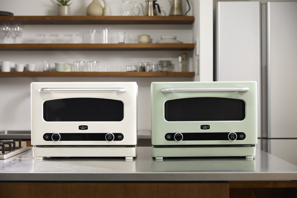 グラファイトオーブンレンジ アラジン グリーン AEM-G14AG ［22L］｜の