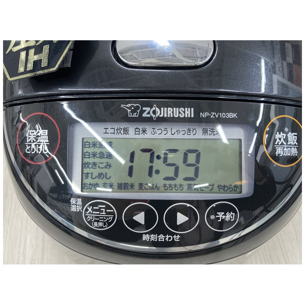 圧力IH炊飯ジャー 極め炊き ブラック NP-ZV103BK-BA ［5.5合 /圧力IH