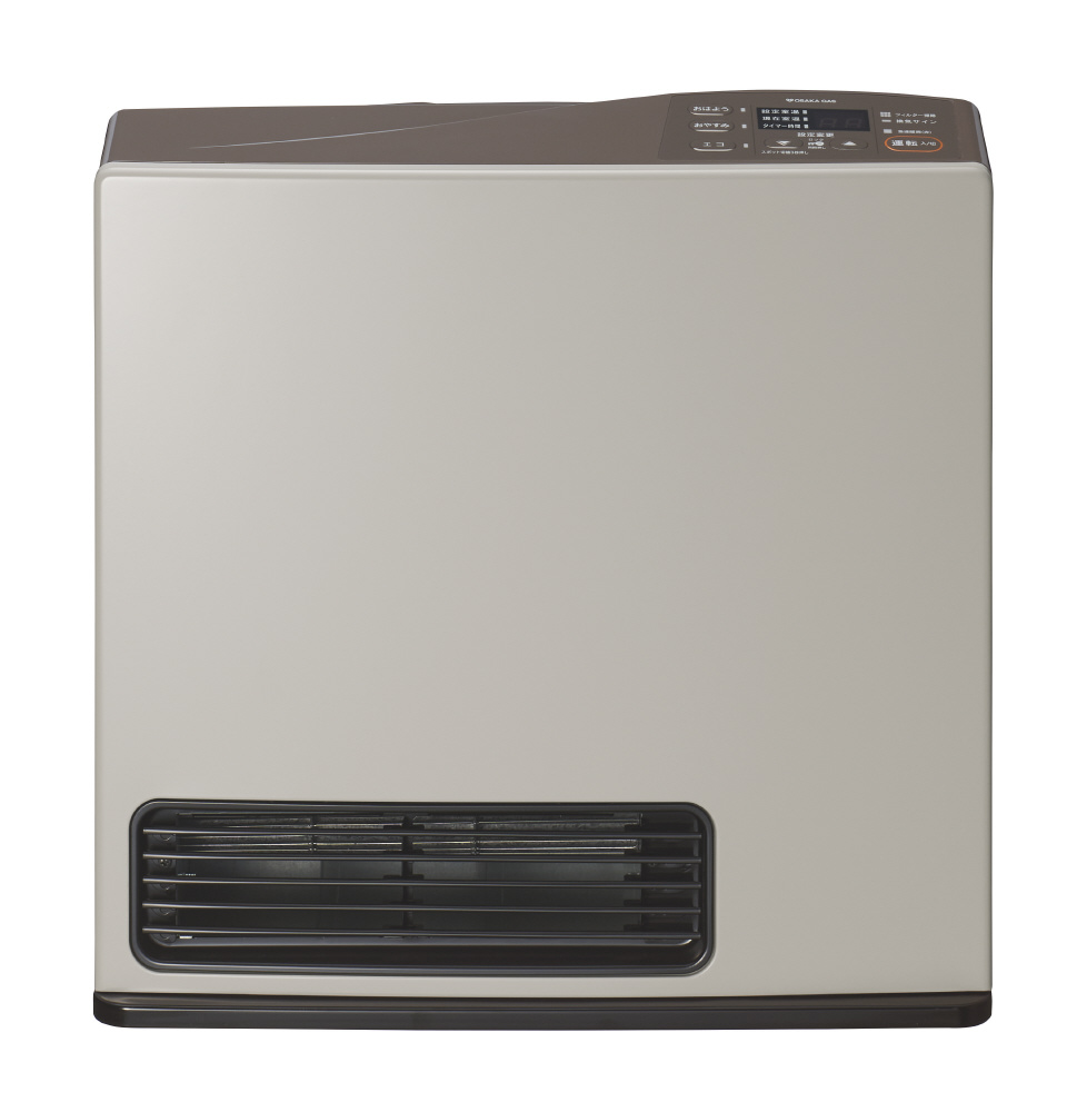 ガスファンヒーター（関西エリア限定） ラテホワイト 140-9483 ［都市