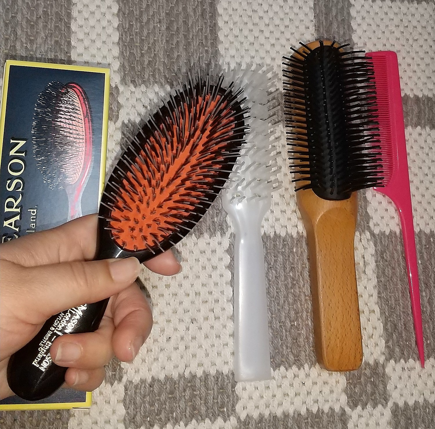 楽天市場】Mason Pearson メイソンピアソン ブラシ ポケットミックス