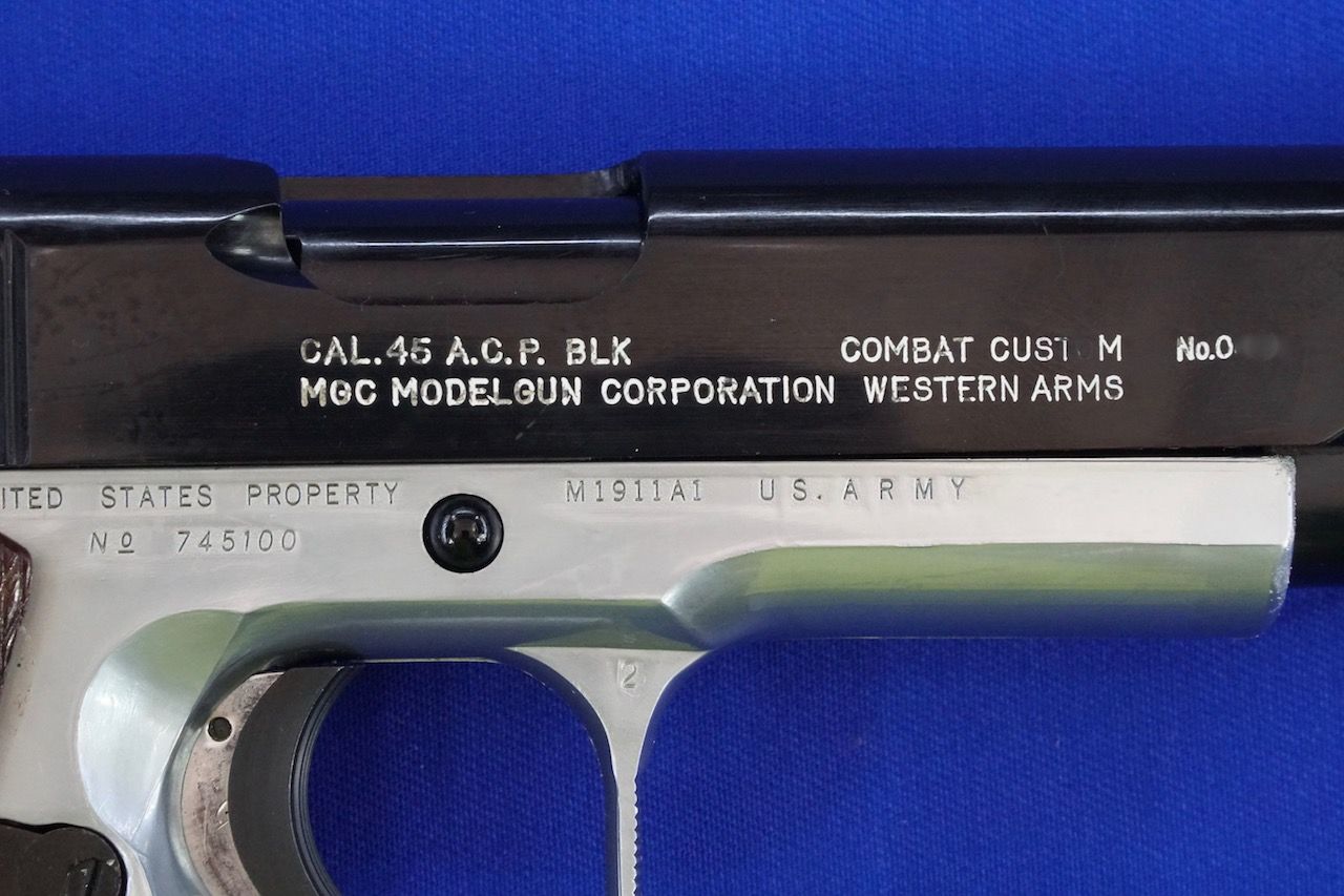 MG72 ウェスタンアームズ ガバメント コンバットカスタム （再） その