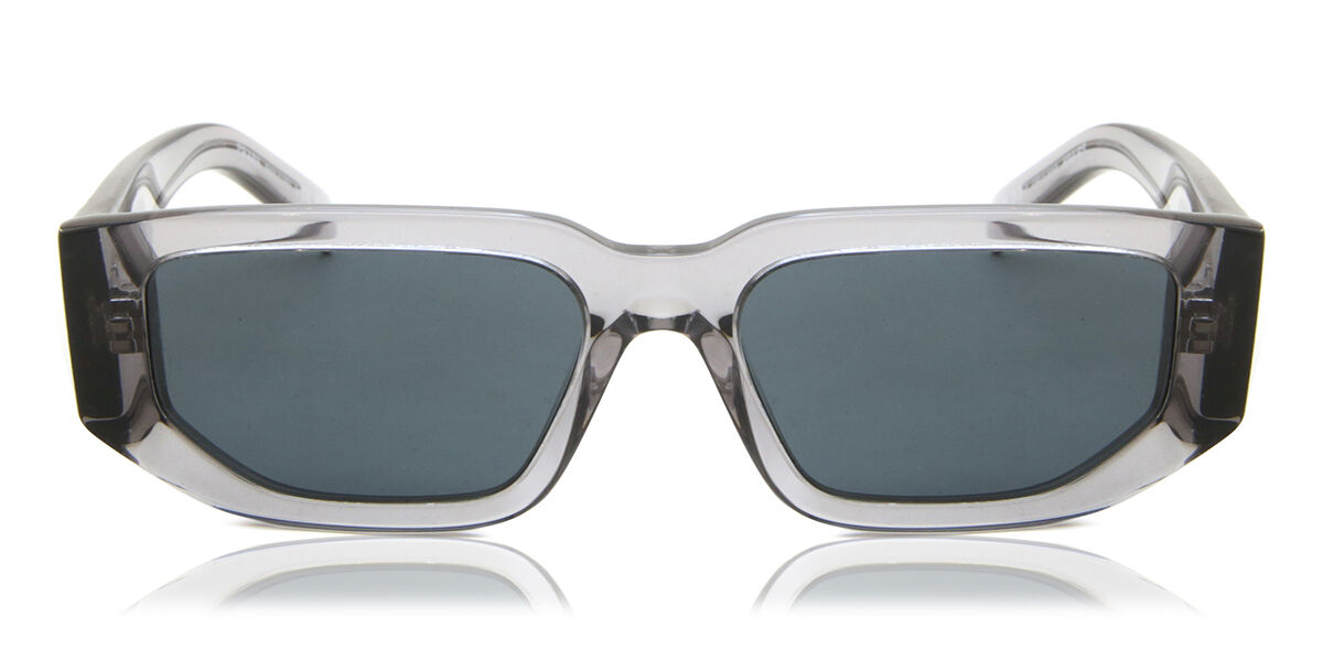 Prada PR 09ZS 18S09T スクエア Transparent Asphalt Grey サングラス