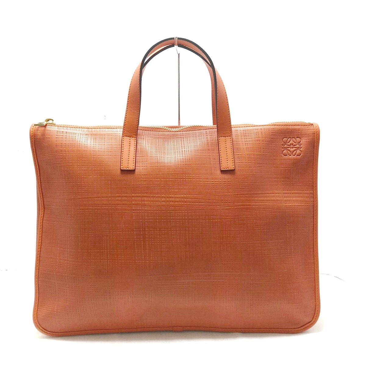 ロエベ/ビジネスバッグ/ニュートレド ブリーフケース/オレンジ/レザー