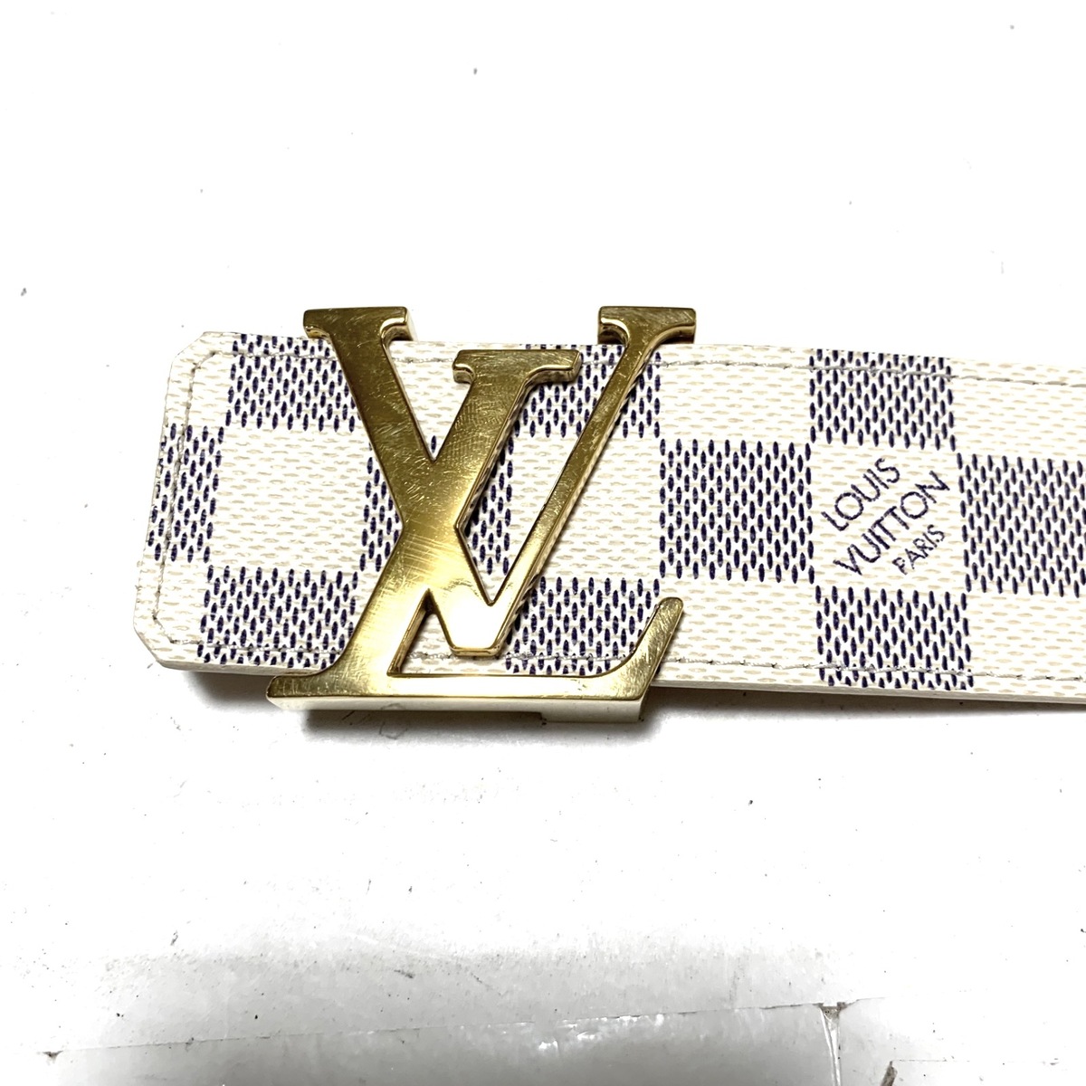 ルイヴィトン/ベルト/アズール/サイズ：85CM □幅40mmの買取実績