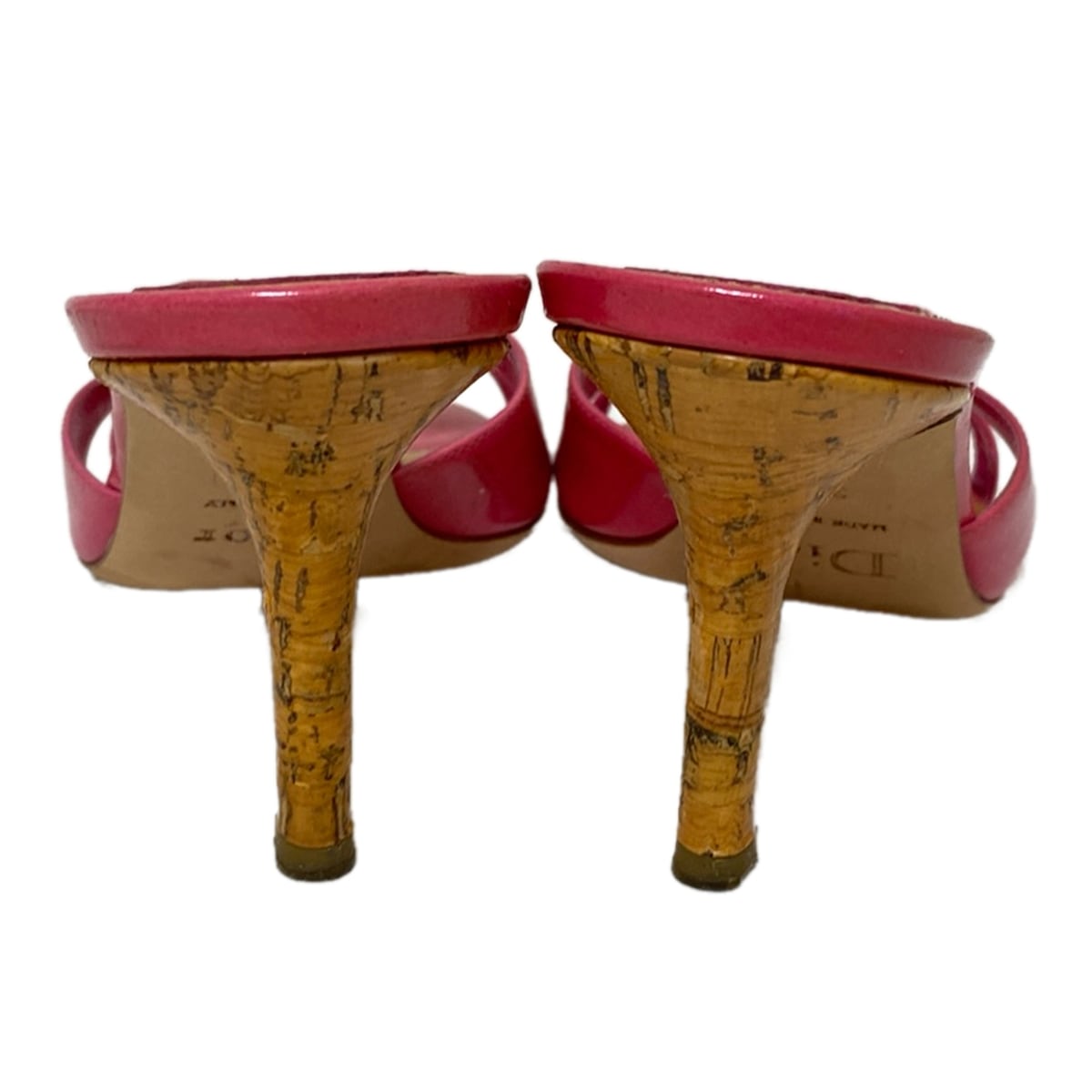 ディオール/クリスチャンディオール/サンダル/ピンク×ブラウン/サイズ