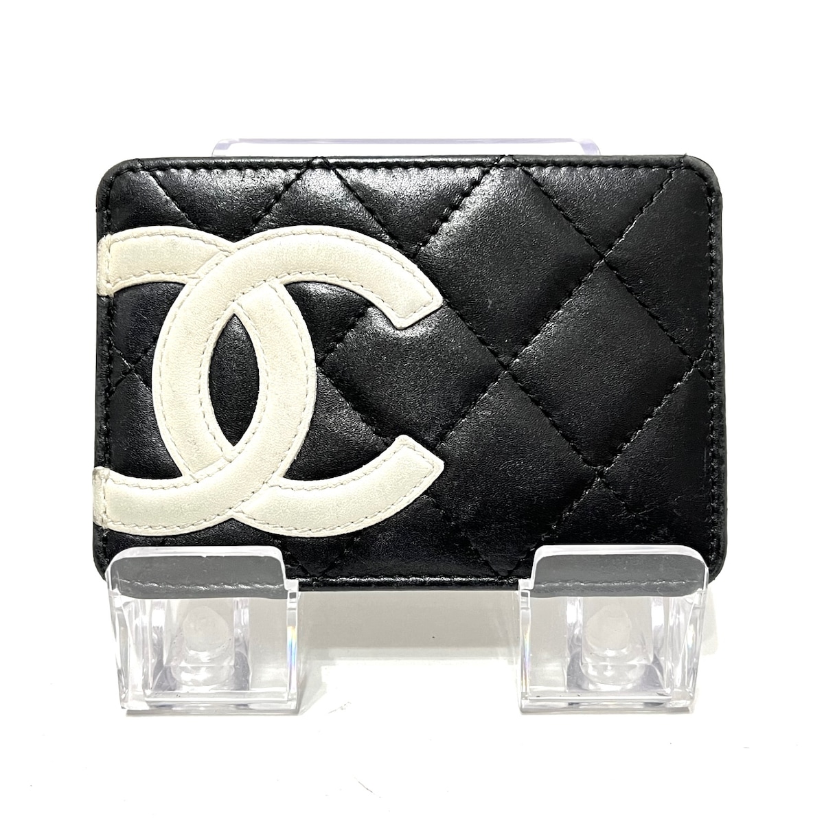 シャネル/カードケース/カンボンライン/黒×白の買取実績【ブランディア】