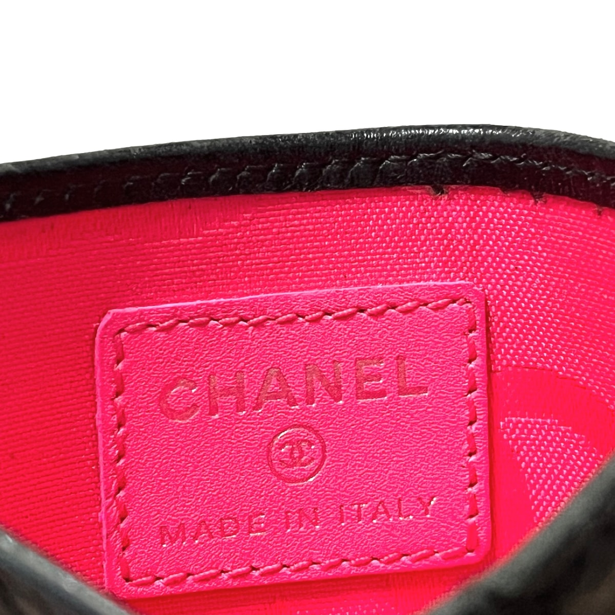 シャネル/カードケース/カンボンライン/黒×白の買取実績【ブランディア】