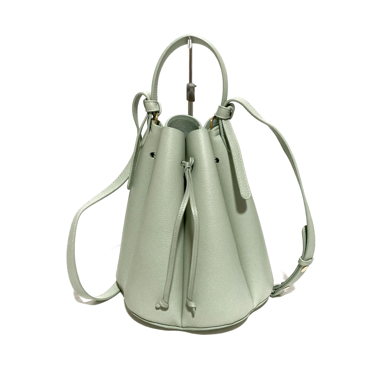 ポレーヌ/ショルダーバッグ/ライトグリーン/レザーの買取実績【ブラン