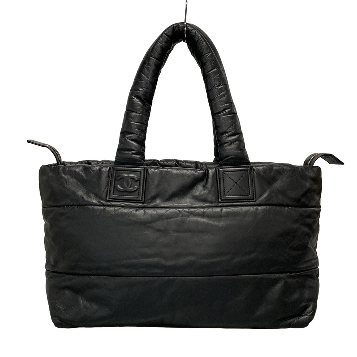 シャネル/トートバッグ/コココクーンMM/黒/レザーの買取実績【ブラン