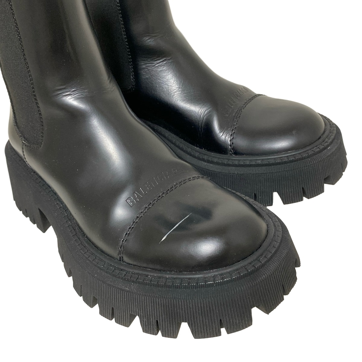 バレンシアガ ショートブーツ 36 レディース - 黒 レザー（19089995