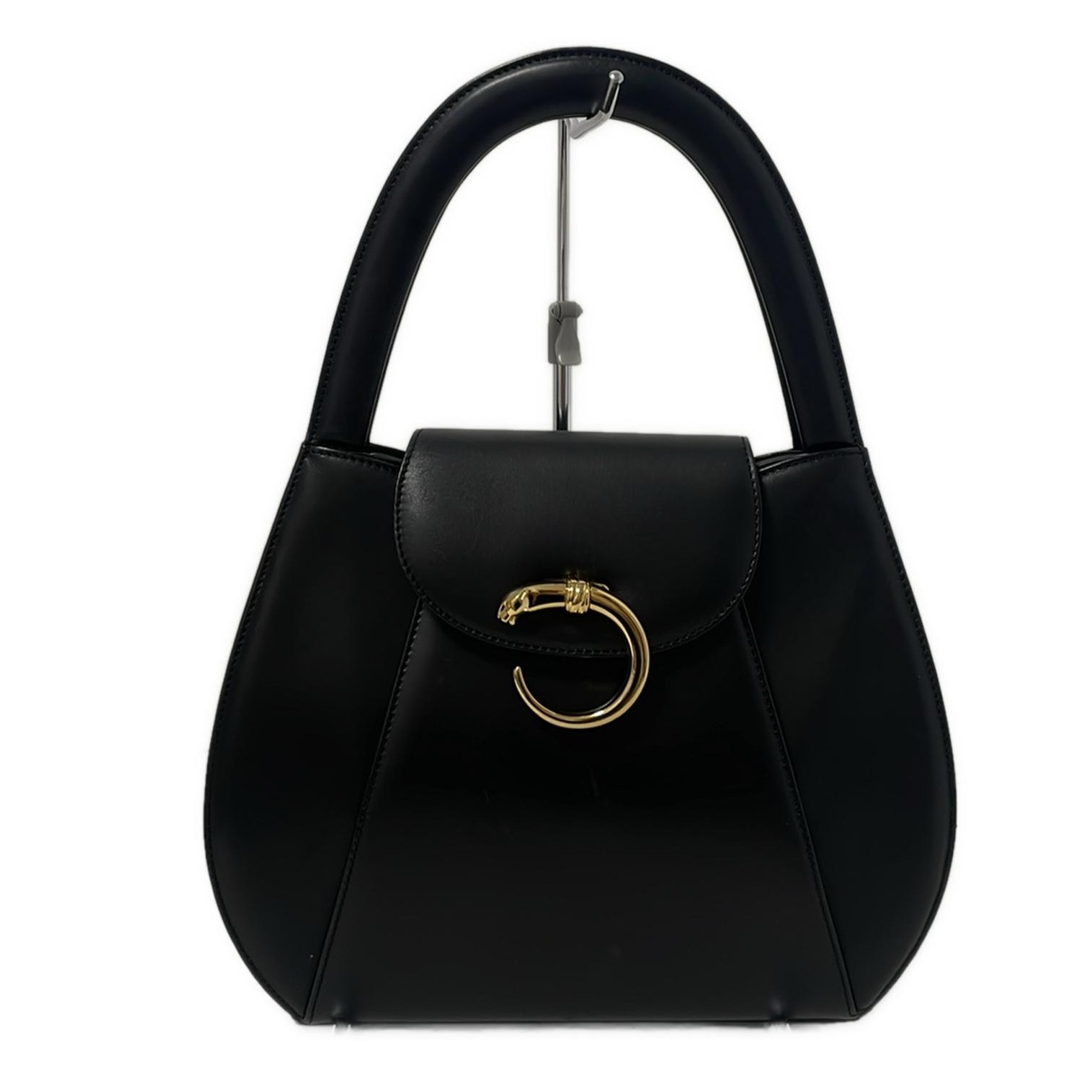 カルティエ/ハンドバッグ/パンテール/黒/レザーの買取実績【ブランディア】