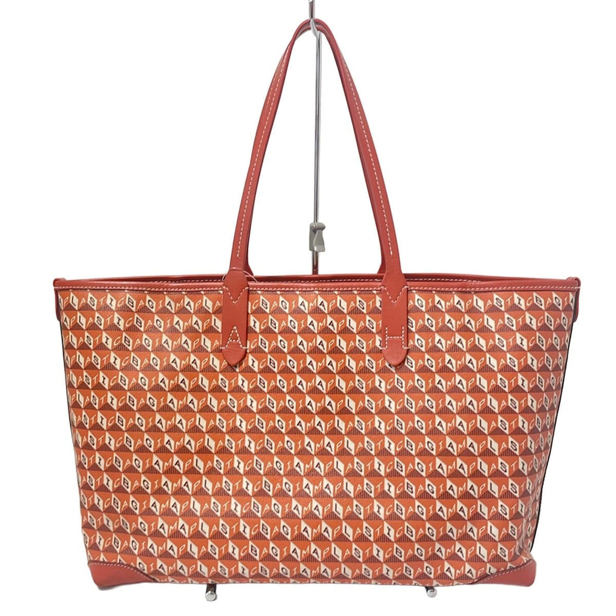 アニヤハインドマーチ/トートバッグ/I am a Plastic Bag Tote/オレンジ