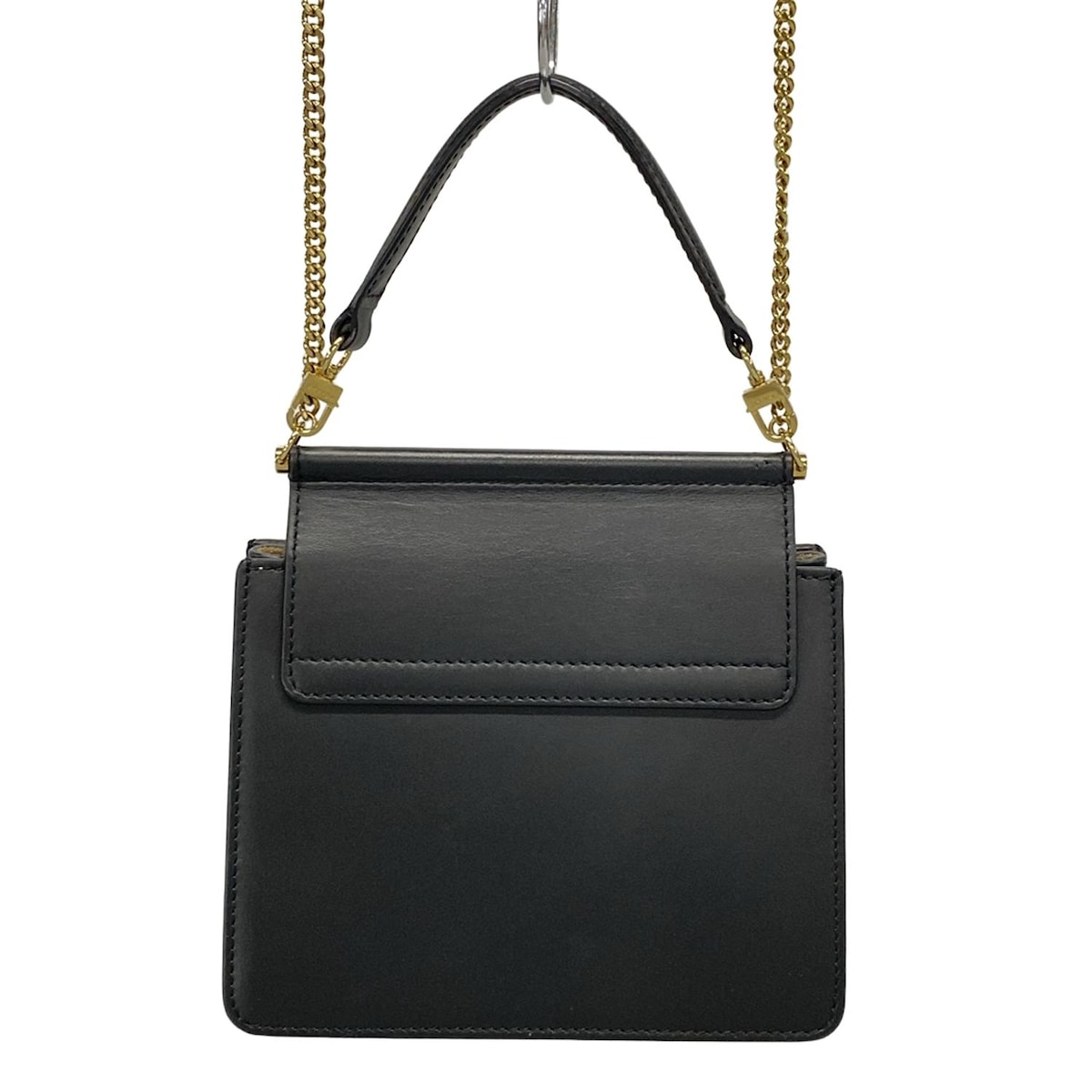 ポレーヌ/ショルダーバッグ/黒×ゴールド/レザー×金属素材の買取実績