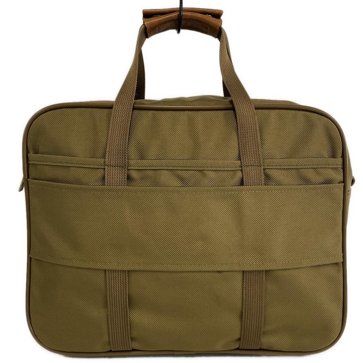 ハートマン/ビジネスバッグ/カーキ×ブラウン/ナイロン×レザーの買取